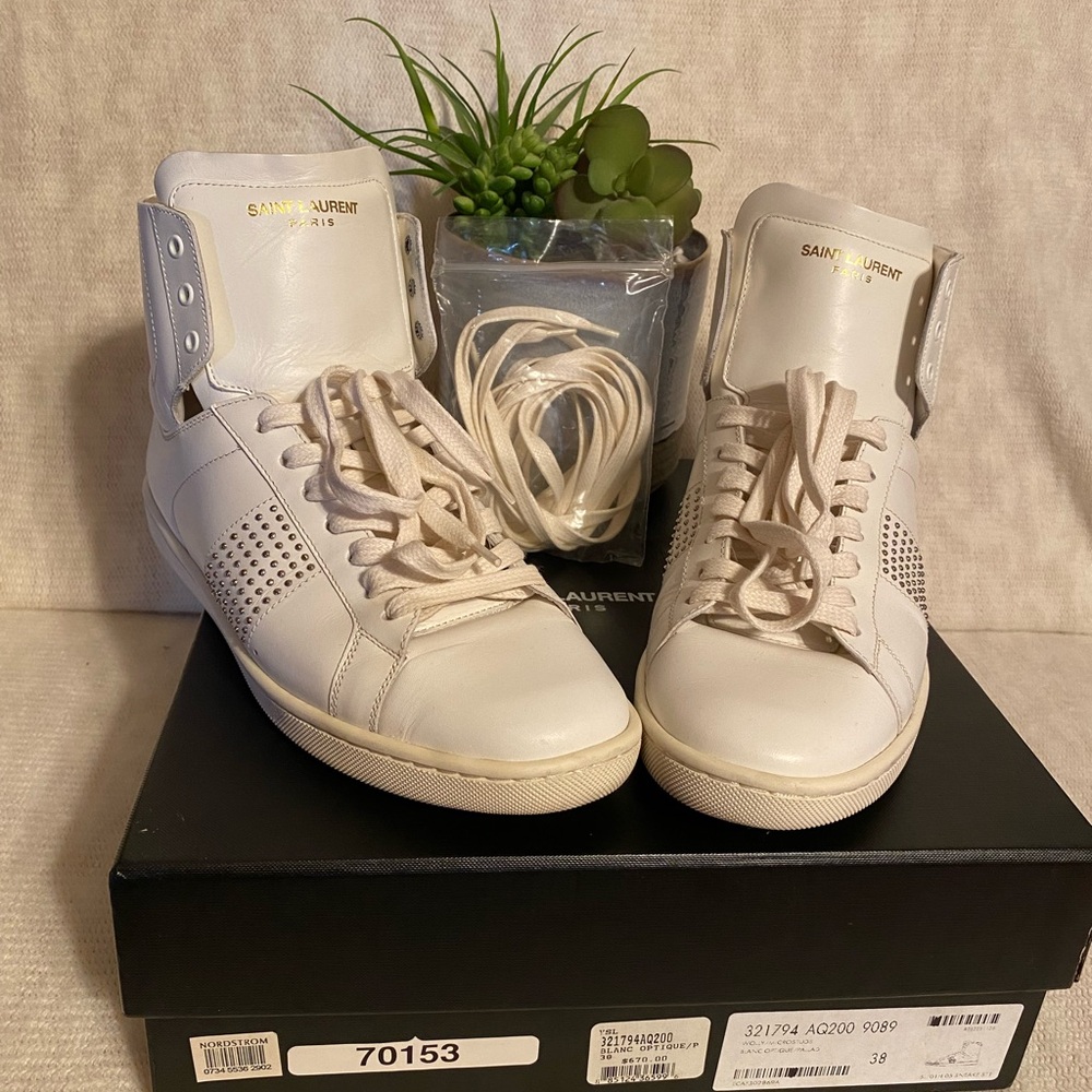 Great Condition Saint Laurent High-Top Sneaker
 Shoes